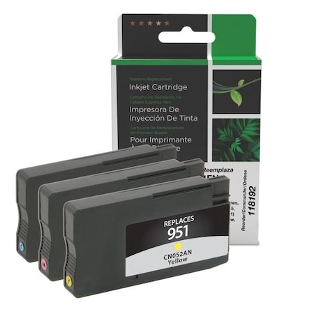 Clover Imaging Group Imaging Remanufactured Cyan, Magenta, Yellow Ink Cartridges 118192